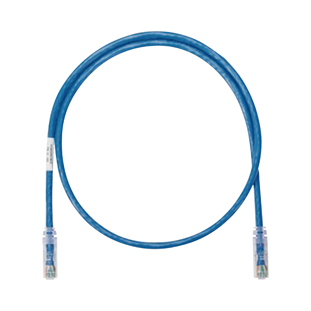 Cable de parcheo UTP Categoría 6 con plug modular en cada extremo - 1 ft (30.48 cm) - Azul - SILYMX