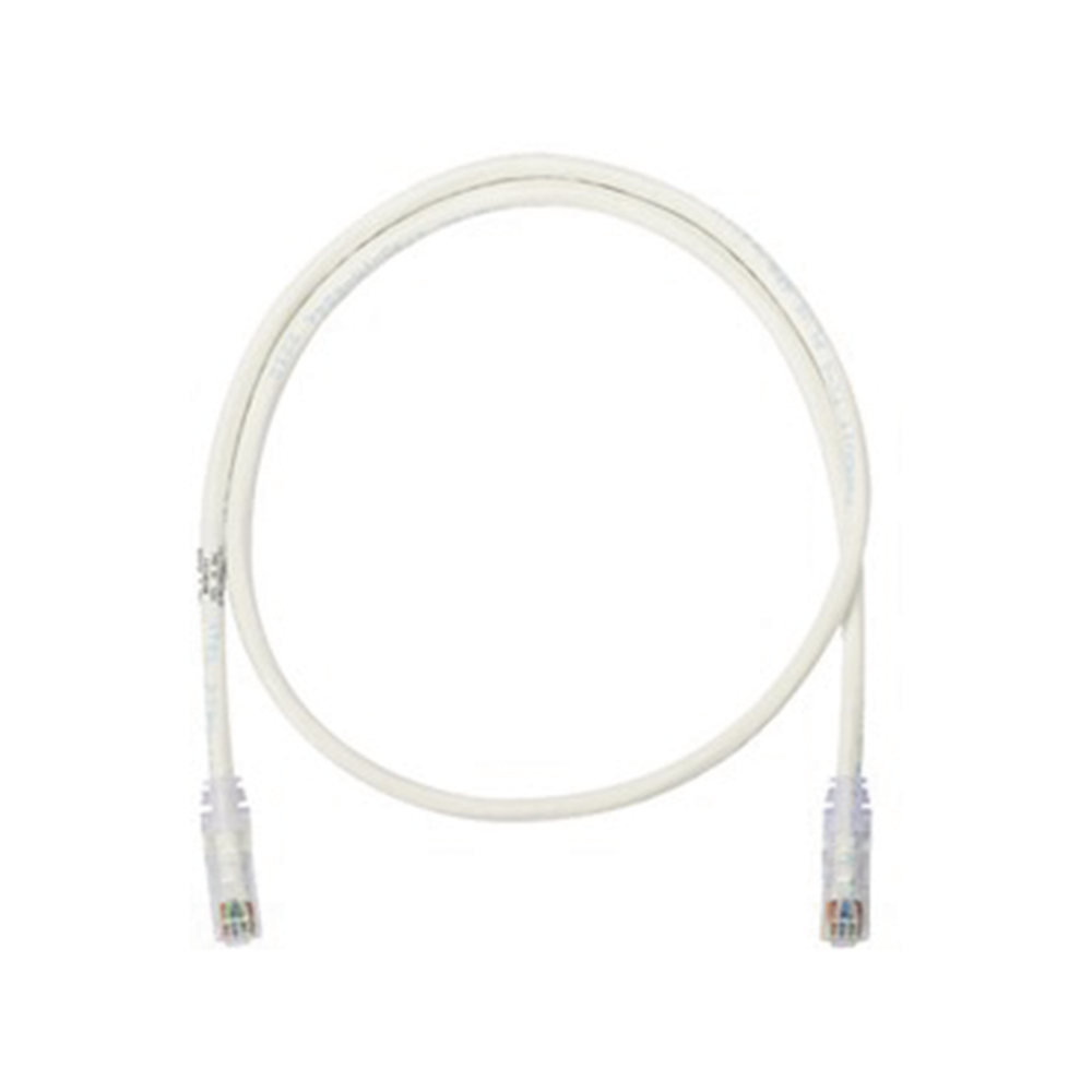 Cable de parcheo UTP Categoría 6 con plug modular en cada extremo - 1 ft (30.48 cm) - Blanco - SILYMX