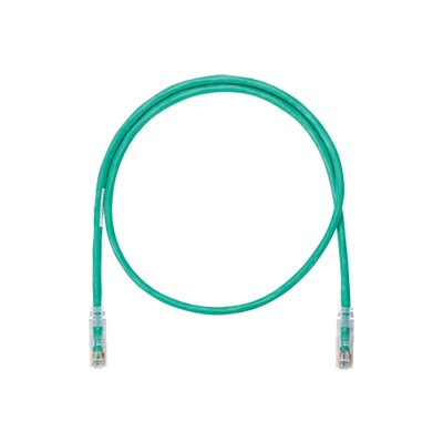 Cable de parcheo UTP Categoría 6 con plug modular en cada extremo - 6 m. - Verde - SILYMX