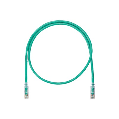 Cable de parcheo UTP Categoría 6 con plug modular en cada extremo - 2 m. - Verde - SILYMX