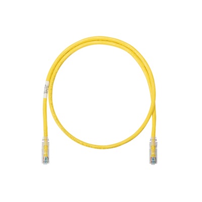 Cable de parcheo UTP Categoría 6 con plug modular en cada extremo - 2 m. - Amarillo