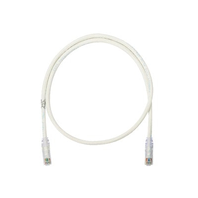 Cable de parcheo UTP Categoría 6 con plug modular en cada extremo - 1.5 m. - Blanco Mate