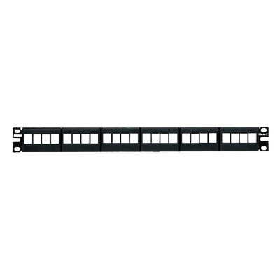 Panel De Parcheo Modular Keystone (Sin Conectores) De 24 Puertos Identificación Con Etiqueta Adhesiva 1Ur - SILYMX