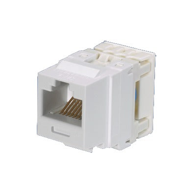 Conector Jack Estilo 110 (de Impacto) Tipo Keystone Categoría 6 de 8 posiciones y 8 cables Color Marfil - SILYMX