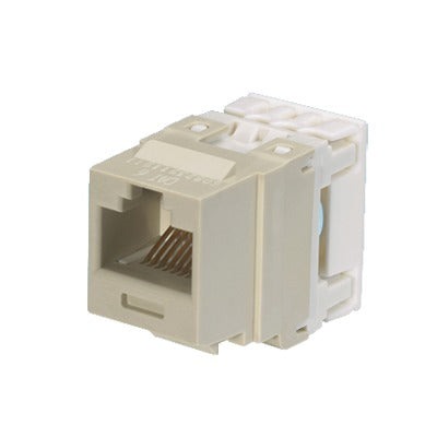 Conector Jack Estilo 110 (de Impacto) Tipo Keystone Categoría 6 de 8 posiciones y 8 cables Color Blanco mate - SILYMX