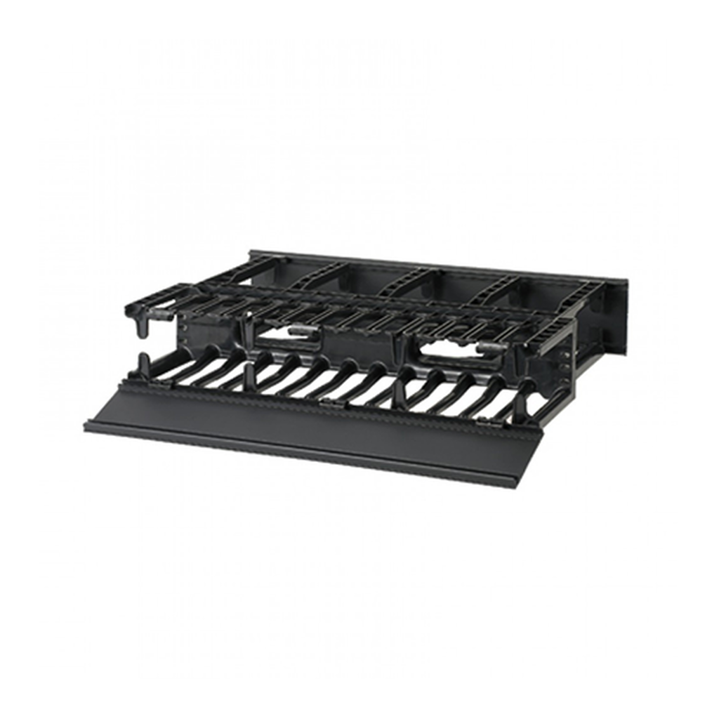 Organizador De Cables Horizontal Netmanager Doble (Frontal Y Posterior) Para Rack De 19In 2Ur