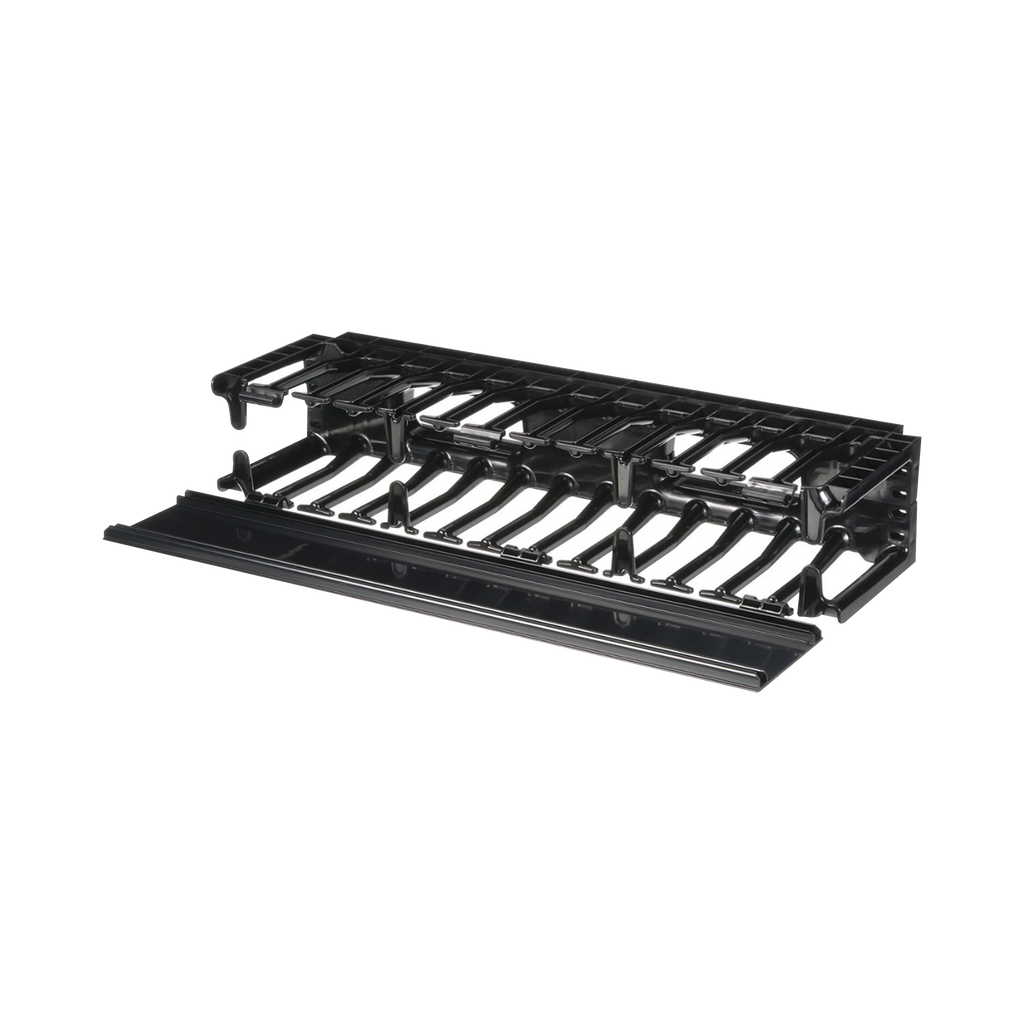 Organizador De Cables Horizontal Netmanager Sencillo (Solo Frontal) Para Rack De 19In 2Ur - SILYMX