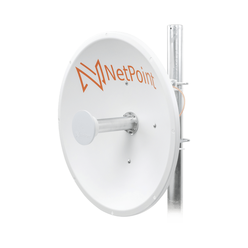 Antena Direccional / 2 ft / 4.9-6.4 GHz / Ganancia 30 dBi / SLANT de 45 ° y 90 ° / Conector N-Macho / Montaje y jumpers incluidos. - SILYMX