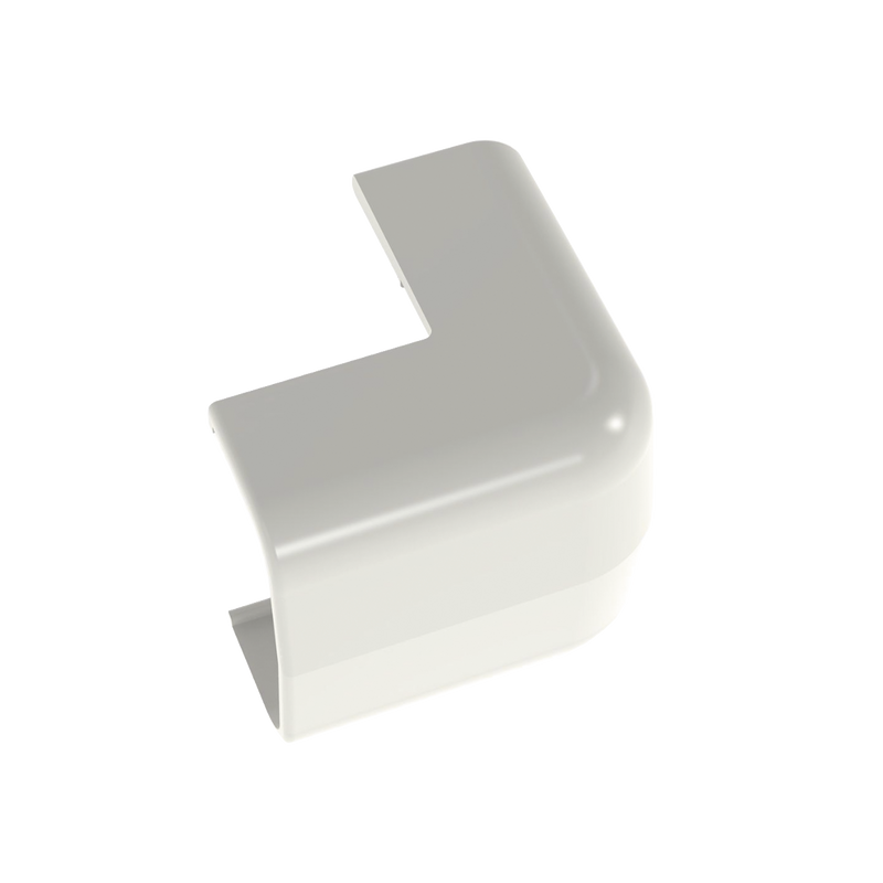Esquinero Exterior Para Uso Con Canaleta Ld5 Material Abs Color Blanco Mate - SILYMX
