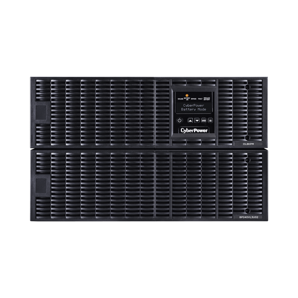 UPS de 8000 VA/ 8000W Online Doble Conversión 200-240 Vac de Salida Terminal Hardwired Onda Senoidal Pura Torre o Rack de 6 UR Con 3 Tomas NEMA L6-30R - SILYMX
