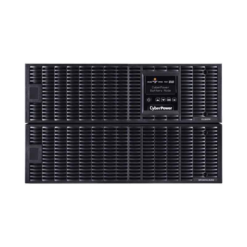 UPS de 8000 VA/ 8000W Online Doble Conversión 200-240 Vac de Salida Terminal Hardwired Onda Senoidal Pura Torre o Rack de 6 UR Con 3 Tomas NEMA L6-30R - SILYMX