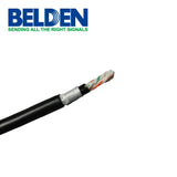 Cable UTP Cat6a Belden Osp6au 0101000 Forro Polietileno Planta Externa Osp Negro 4 Pares Con Gel 500 Mhz Calibre 23 Awg 100% Cobre Uso Exterior 10gbase-t wi-fi 6 poe++ hdbaset Bobina 305 Metros - SILYMX