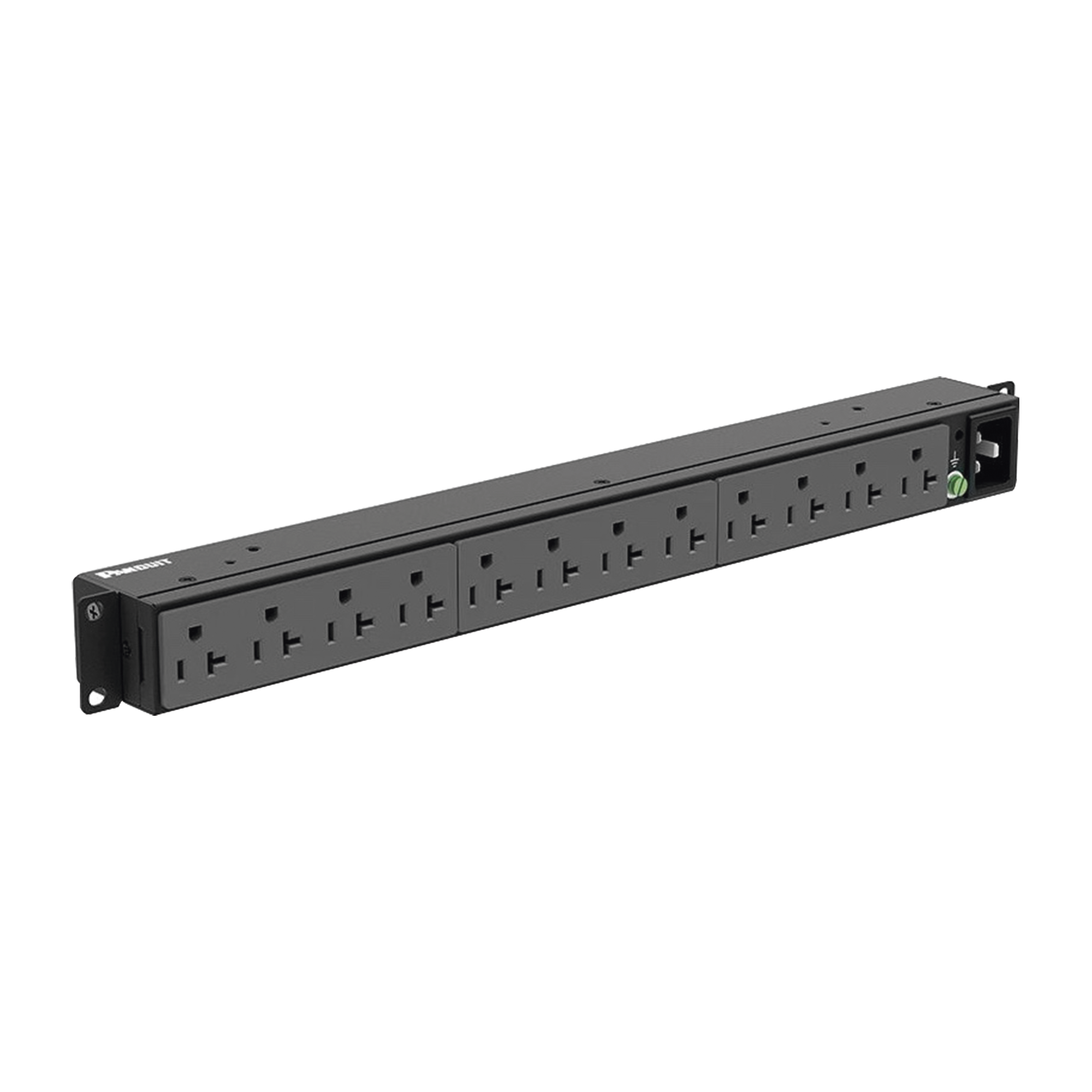 Pdu Básico Para Distribución De Energía Enchufe De Entrada Nema 5-15P Con 12 Contactos Nema 5-20R Instalación Horizontal De 19In 1Ur 15 Amp 120 Vca - SILYMX