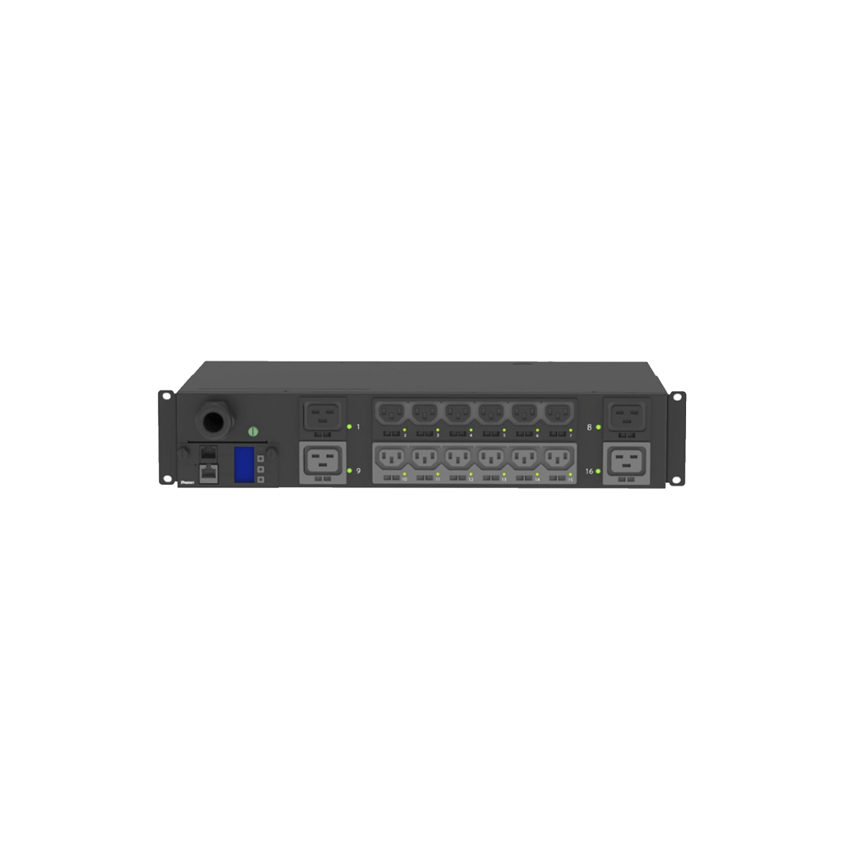 Pdu Switchable Monitoreable Por Toma P/Distribución De Energía Enchufe De Ent. Nema L6-30P C/12 Salidas C13 Y 4 C19 Horizontal 19In 208 Vca 30 Amp 2Ur - SILYMX