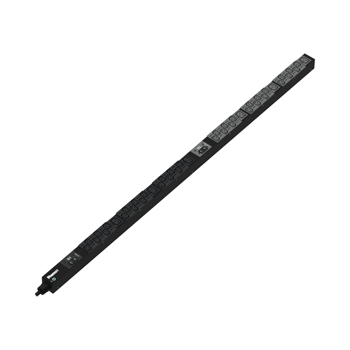 Pdu Básico Para Distribución De Energía Enchufe De Entrada Nema L6-30P Con 36 Contactos C13 Y 6 C19 De Instalación Vertical 30 Amp 208 Vca - SILYMX