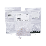 Plug RJ45 Cat6 Para Cable UTP Calibre 23 a 26 AWG Chapado en Oro de 50 micras Bolsa con 50 piezas - SILYMX