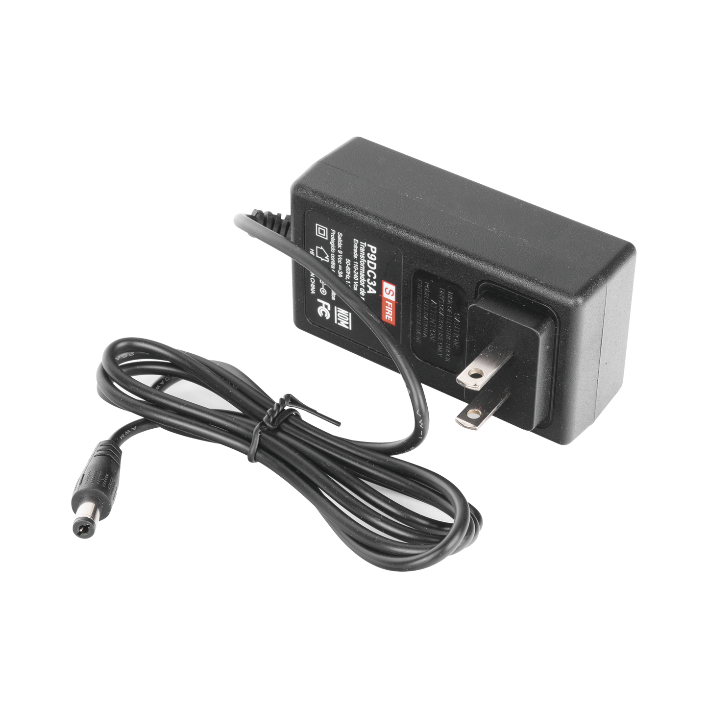 Fuente de Poder Regulada de 9 Vcd @ 3 A / Voltaje de Entrada de 100-240 Vca / Para Usos Múltiples / CCTV, Acceso, Asistencia, Alarmas, Etc. / Certificación NOM - SILYMX