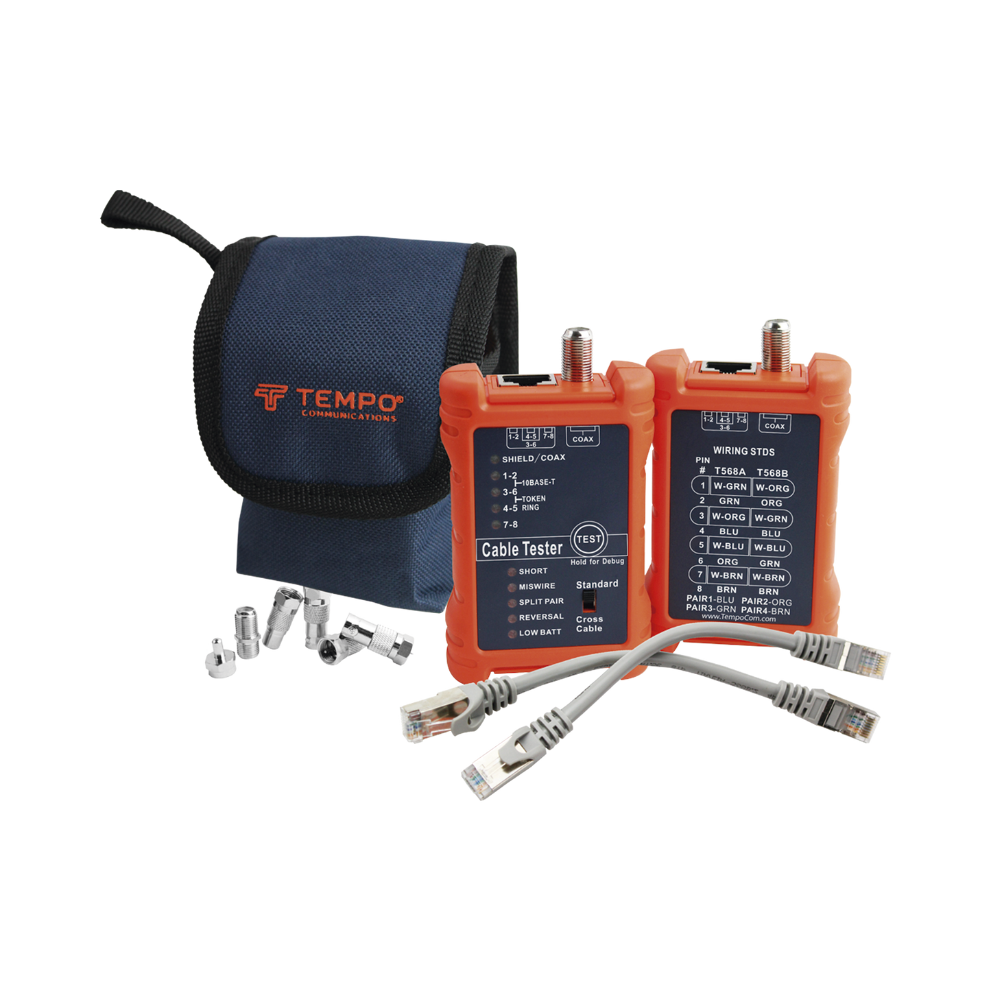 Tester Profesional para mapeo de cables de red/coaxiales - SILYMX