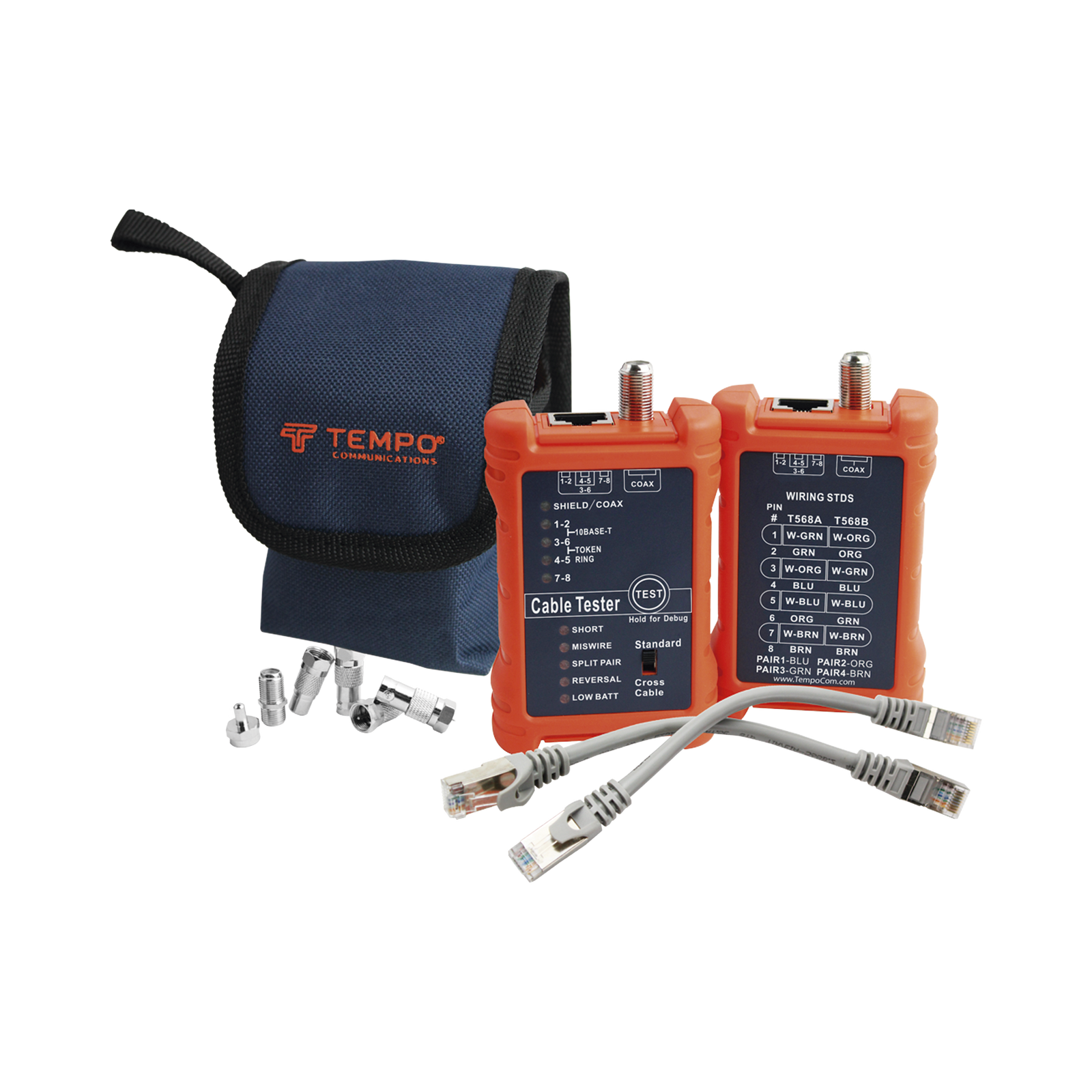 Tester Profesional para mapeo de cables de red/coaxiales - SILYMX