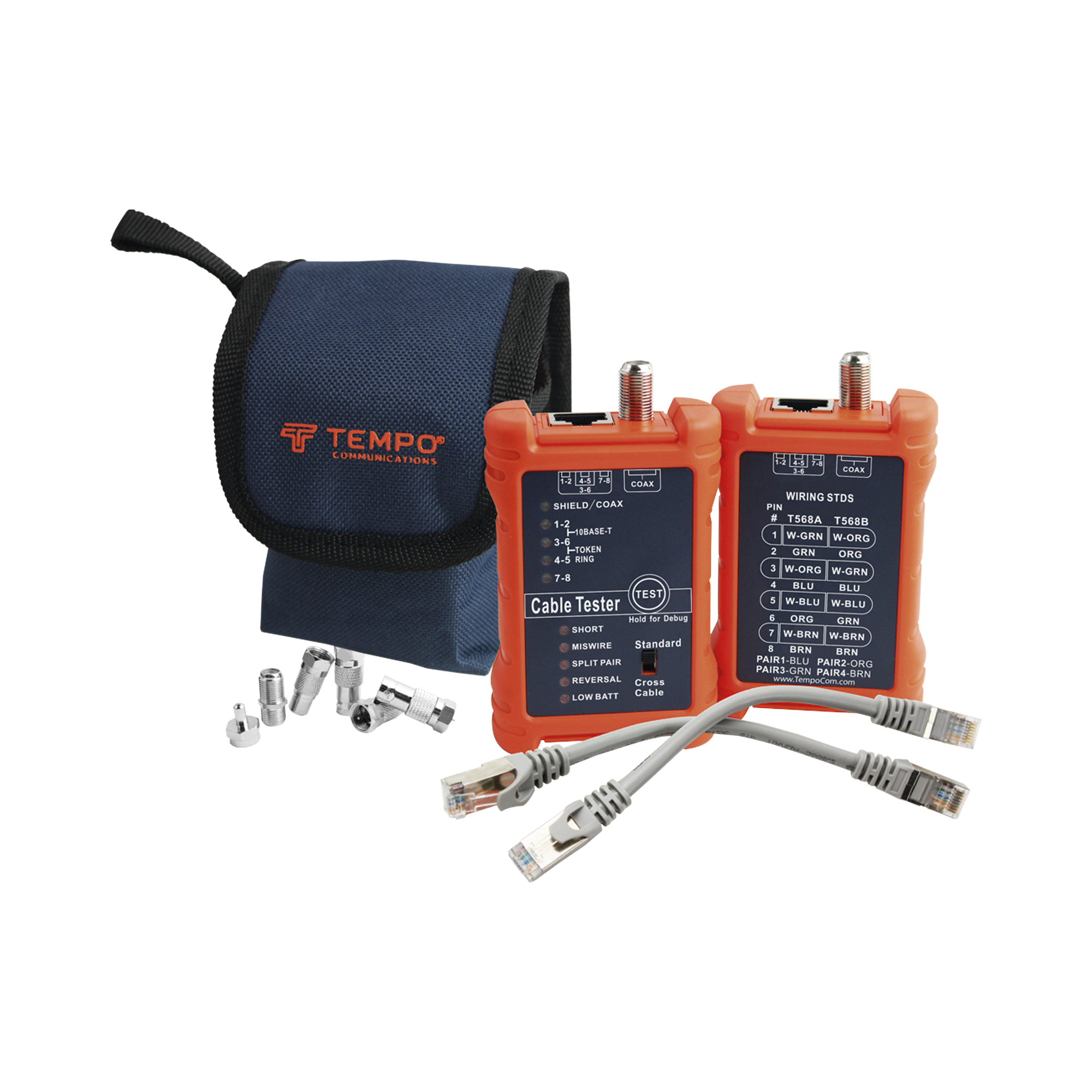 Tester Profesional para mapeo de cables de red/coaxiales - SILYMX