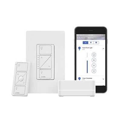 Control de iluminación, Kit para iniciar su casa inteligente, Hub controlador, atenuador (dimmer), control remoto, tapa. - SILYMX