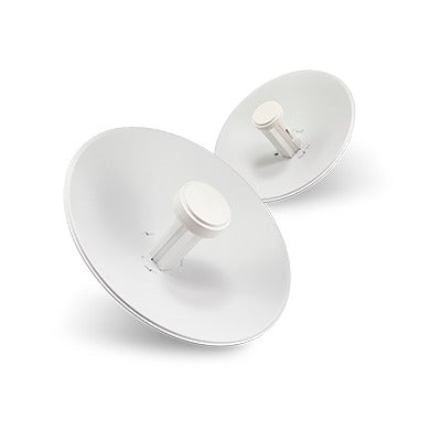 PowerBeam airMAX M2, hasta 150 Mbps, frecuencia 2 GHz (2405 - 2475 MHz) con antena tipo plato de 18 dBi - SILYMX