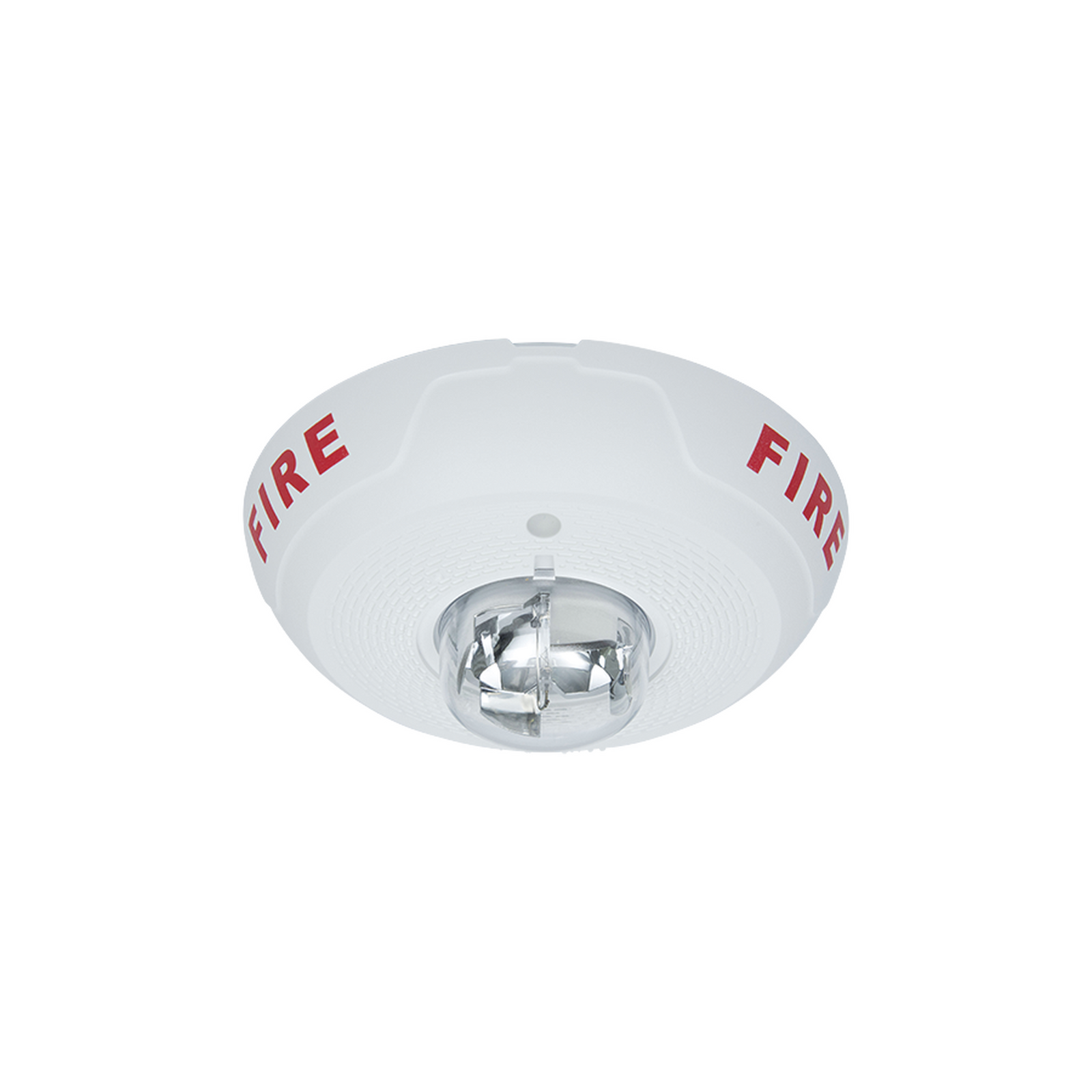 Sirena con Lámpara Estroboscópica, Montaje en Techo, Nivel de Candelas Seleccionable, Color Blanco, Nuevo Diseño Moderno y Elegante y Menor Consumo de Corriente - SILYMX