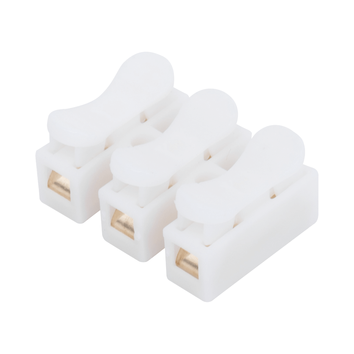 Conector tipo PUSH de 3 Contactos / Para una Conexión Rápida / Puentes de Cables - SILYMX