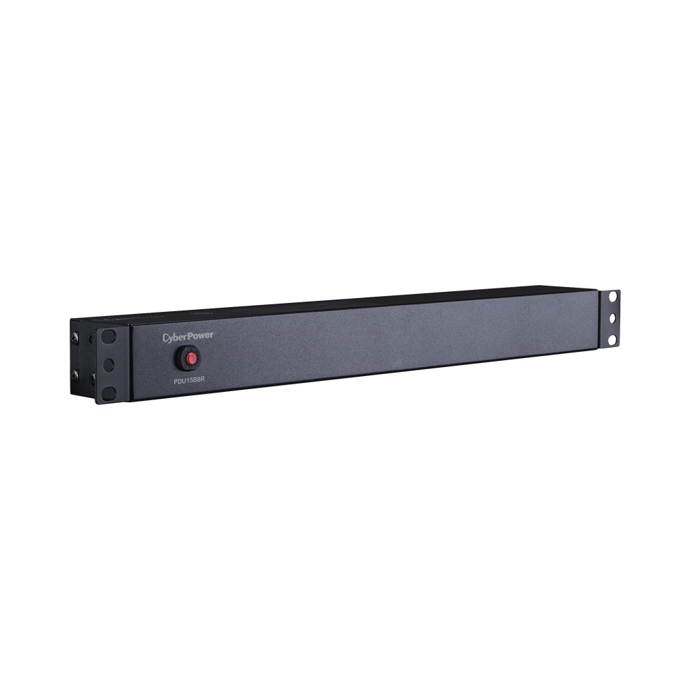 PDU Básico Para Distribución de Energía, Con 8 Tomas NEMA 5-15R Traseras, 1UR, 15 Amp, 120 Vca - SILYMX