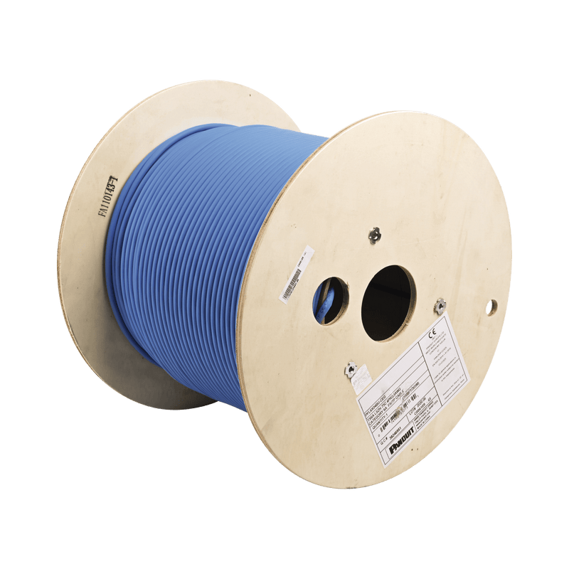 Bobina De Cable Blindado F/Utp De 4 Pares Cat6A Soporte De Aplicaciones 10Gbase-T Lszh (Libre De Gases Tóxicos) Color Azul 305M - SILYMX