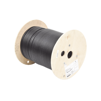 Bobina De Cable Planta Externa Con Gel De 4 Pares Cat6A Blindado F/Utp Color Negro 305M - SILYMX