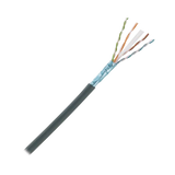 Bobina De Cable Planta Externa Con Gel De 4 Pares Cat6A Blindado F/Utp Color Negro 305M - SILYMX