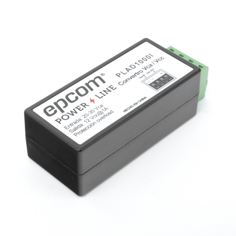 2 en 1 ; 1.- Convertidor de 24 Vca a 12 Vcd ; 2.- Filtro contra ruido para cámaras TurboHD, CVI, TVI / Envío Largas Distancias - SILYMX