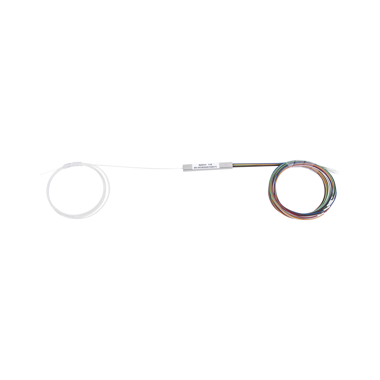 Splitter (Divisor Óptico) tipo PLC, de 1x8, para fusión (sin conectores) - SILYMX