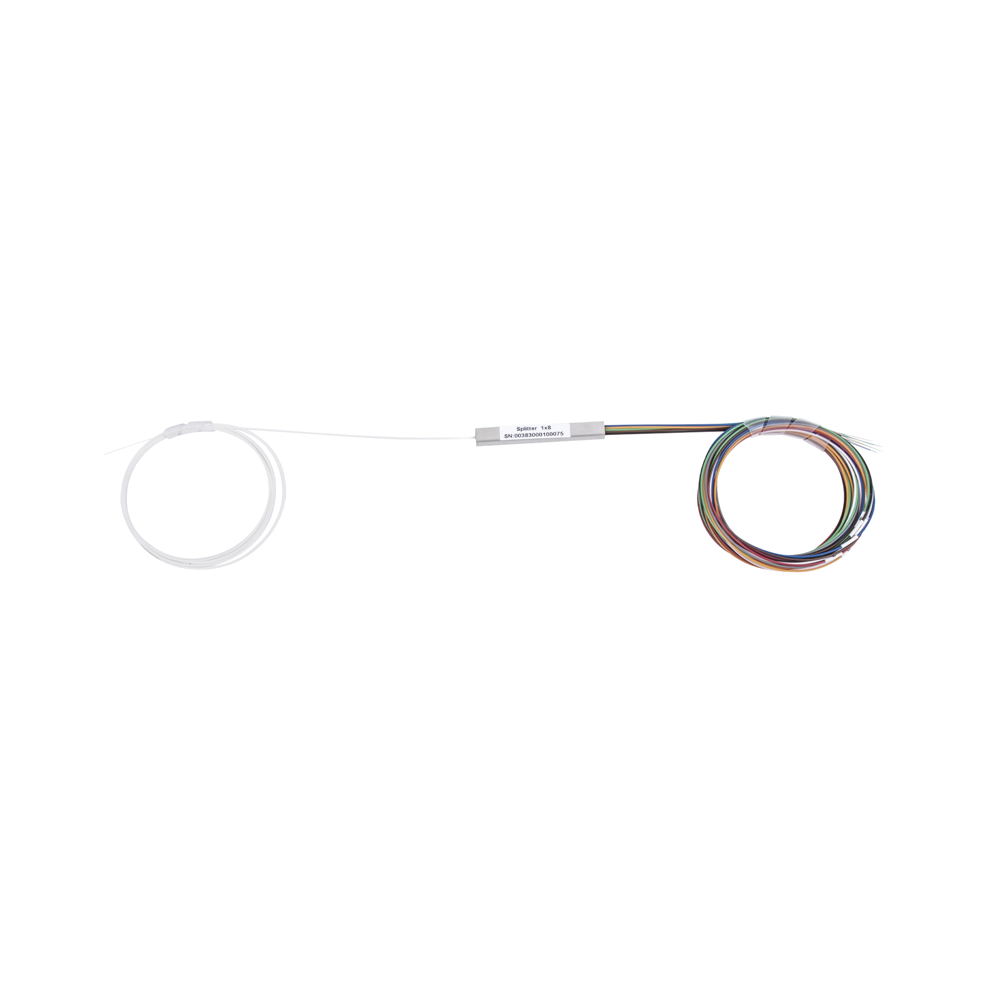 Splitter (Divisor Óptico) tipo PLC, de 1x8, para fusión (sin conectores) - SILYMX
