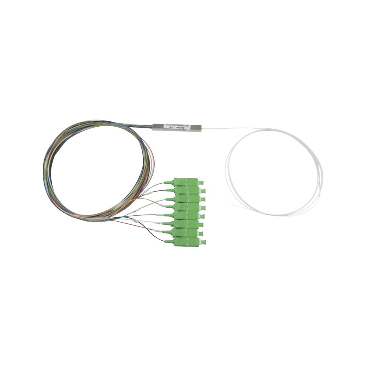 Splitter (Divisor Óptico) tipo PLC, de 1x8, conectores SC/APC de salida - SILYMX