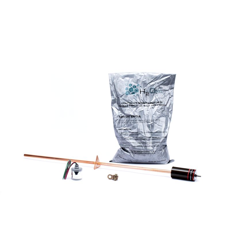 Kit de Tierra Física con Supresor de Descargas Atmosféricas en CD - SILYMX