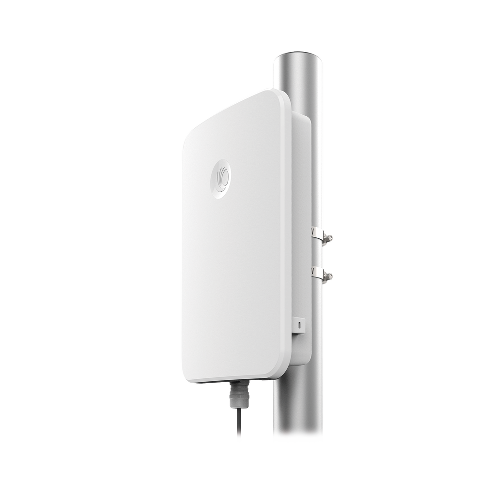 Access Point WiFi cnPilot e700 para alta densidad de usuarios, para exterior, IP-67 grado industrial, para temperaturas extremas, doble banda, antena Beamforming omnidireccional - SILYMX