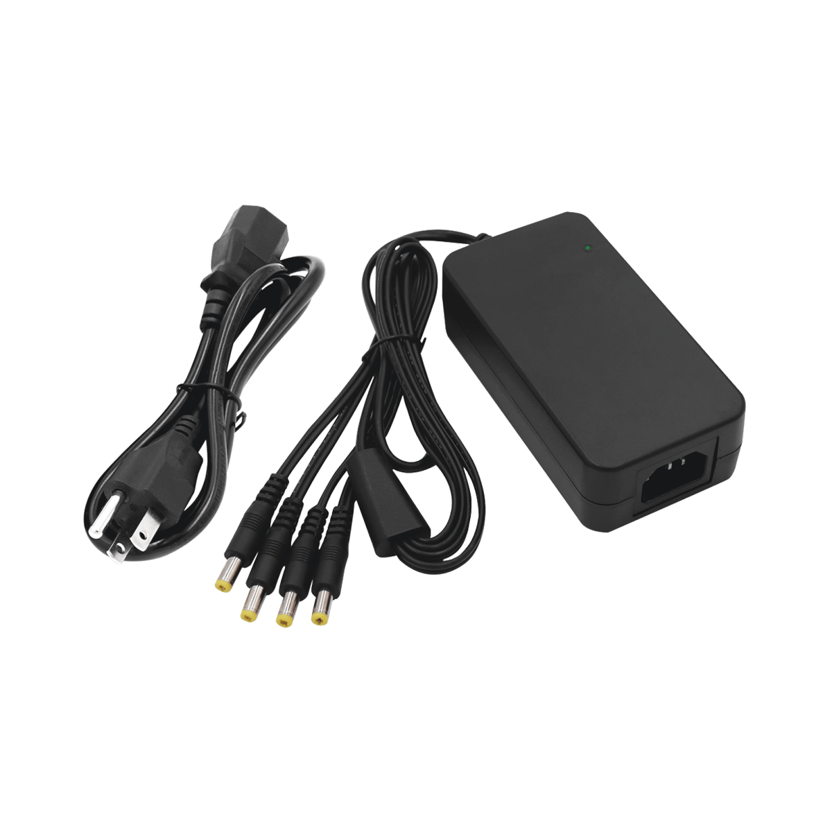 Fuente de Alimentación de 4 Salidas tipo Jack Macho de 12 Vcc / 5 Amper - SILYMX