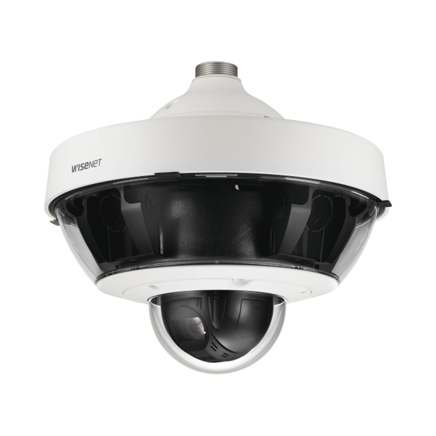 Cámara IP Multisensor 8 - 20 MP (4 sensores de 2 o 5 MP) lentes intercambiables con PTZ 2 MP 32X / Hasta 5 tarjetas SD de 256 GB / WDR de hasta 150dB / IP66 / IK10 - SILYMX