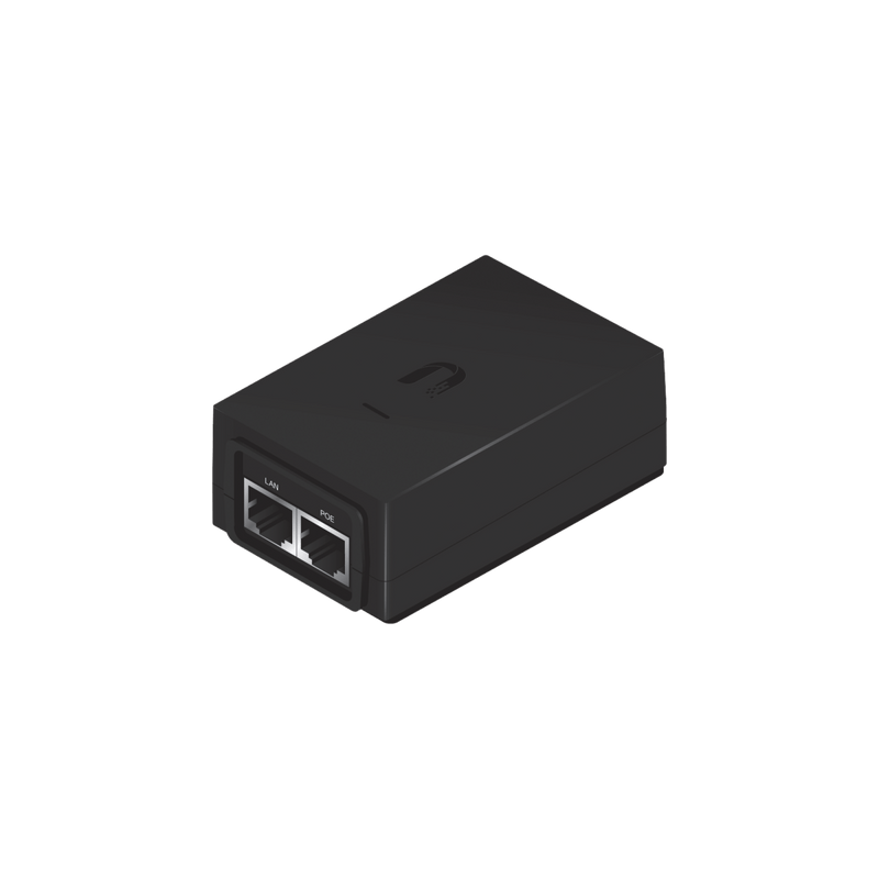 Adaptador PoE Ubiquiti de 24 VDC, 1.25 A con puerto Gigabit - SILYMX