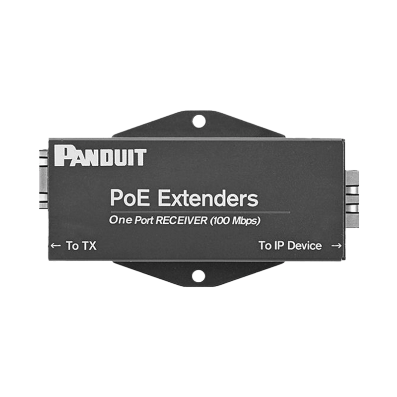 Receptor PoE/PoE+ Para Uso con Transmisor POEXTX1 Hasta 610 Metros (2000 ft) con Cable Cat5e o Cat6 10/100Mbps - SILYMX