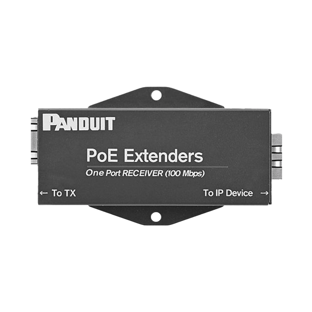 Receptor PoE/PoE+ Para Uso con Transmisor POEXTX1 Hasta 610 Metros (2000 ft) con Cable Cat5e o Cat6 10/100Mbps
