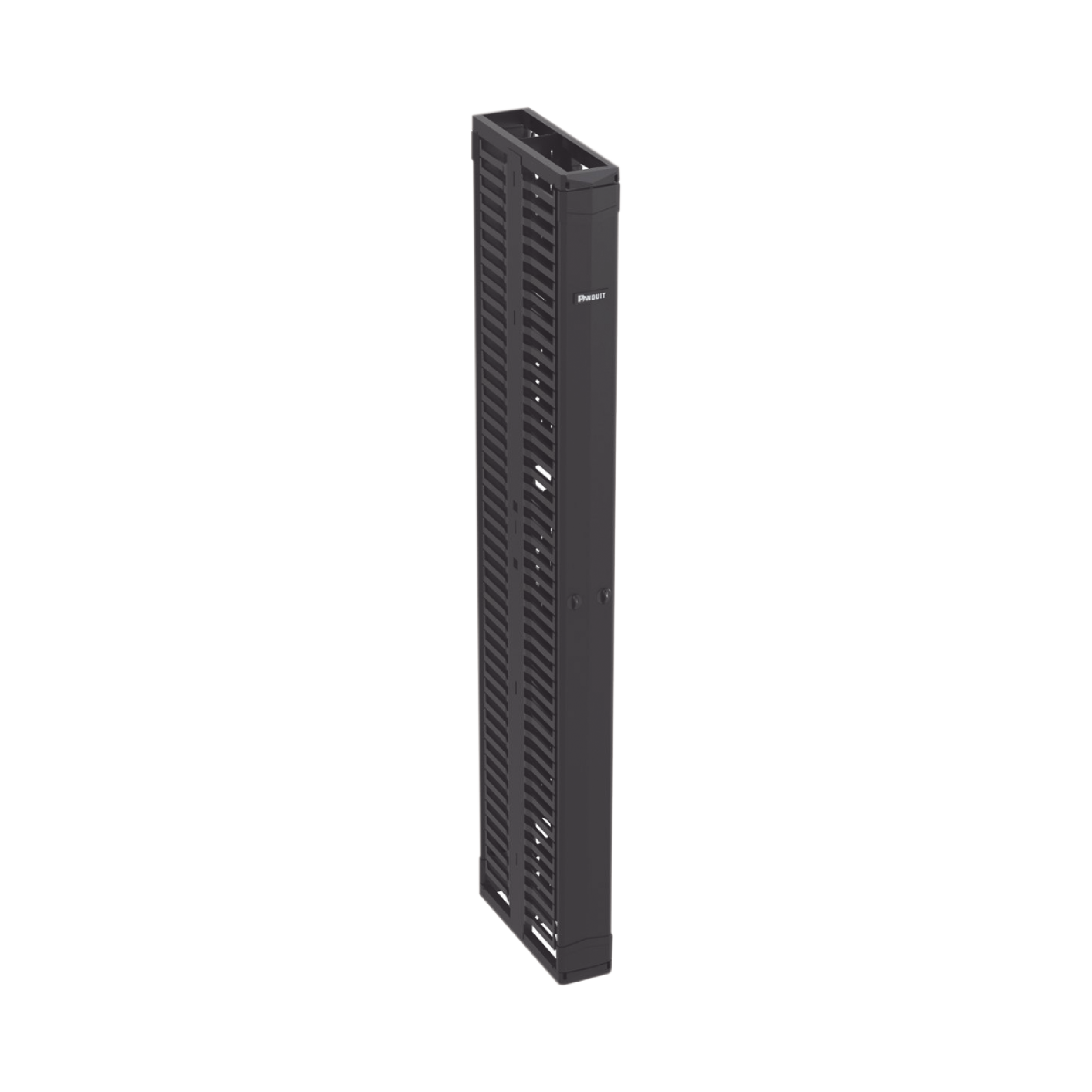 Organizador Vertical Doble Patchrunner™ Para Rack Abierto De 45 Unidades 6In De Ancho Color Negro - SILYMX