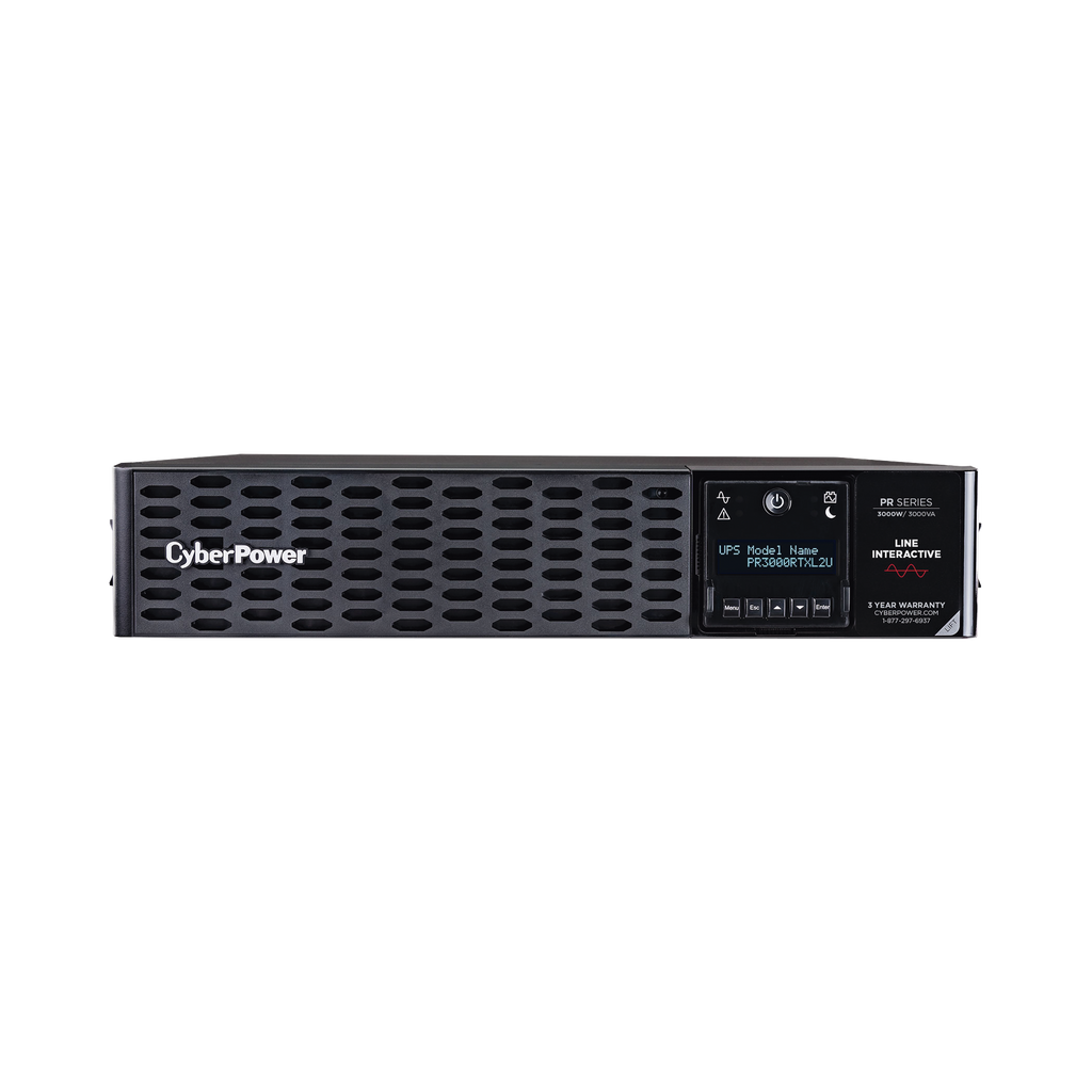 UPS de 3000 VA/3000 W Topología Línea Interactiva Entrada 120 Vca NEMA L5-30P Onda Senoidal Pura Torre o Rack de 2 UR Con 8 Tomas 5-20R y 1 L5-30R - SILYMX