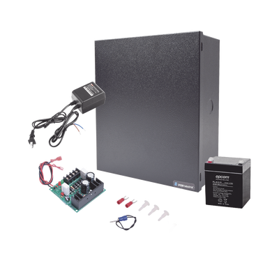 Fuente de 12 Vcd/1A para Control de Acceso con Batería Incluida. - SILYMX