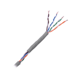 Bobina de cable de 305 m, ( 1000 ft ), Cat5e, alto desempeño, de color Gris, UL, para aplicaciones en video vigilancia, redes de datos. Uso Interior - SILYMX