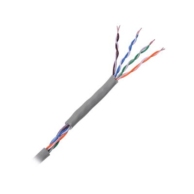 Cable Cat5e de alto rendimiento, con certificaciones ETL, UL, con garantía de 25 años, color gris, de 100 m ( 328 ft ) para aplicaciones en CCTV, redes de datos. Uso interior - SILYMX