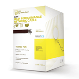 Cable Cat5e de alto rendimiento, con certificaciones ETL, UL, con garantía de 25 años, color gris, de 100 m ( 328 ft ) para aplicaciones en CCTV, redes de datos. Uso interior - SILYMX