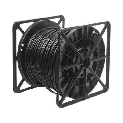 Bobina de cable de 305 m, Cat5e , FTP, blindado, para intemperie, color negro, UL, para aplicaciones en video vigilancia, redes de datos. "Función Easy-Pull" - SILYMX